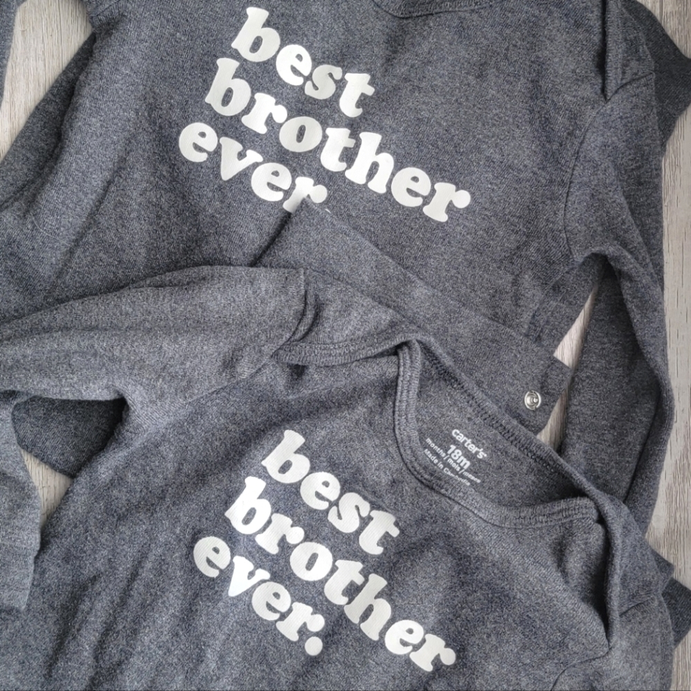 Set of 2 - Baby Best Brother Ever Jumpsuit